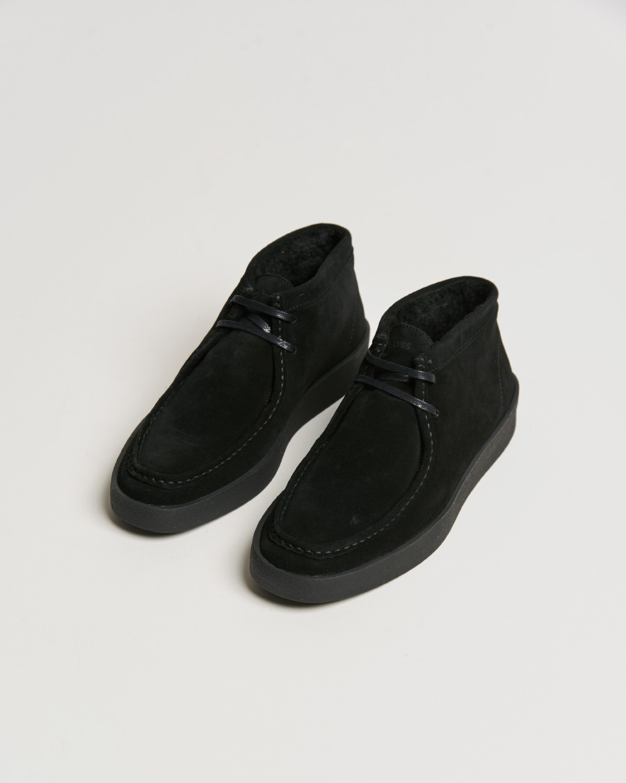 Herre | Sko | BOSS | Clay Suede Chukka Sneaker Boot Black