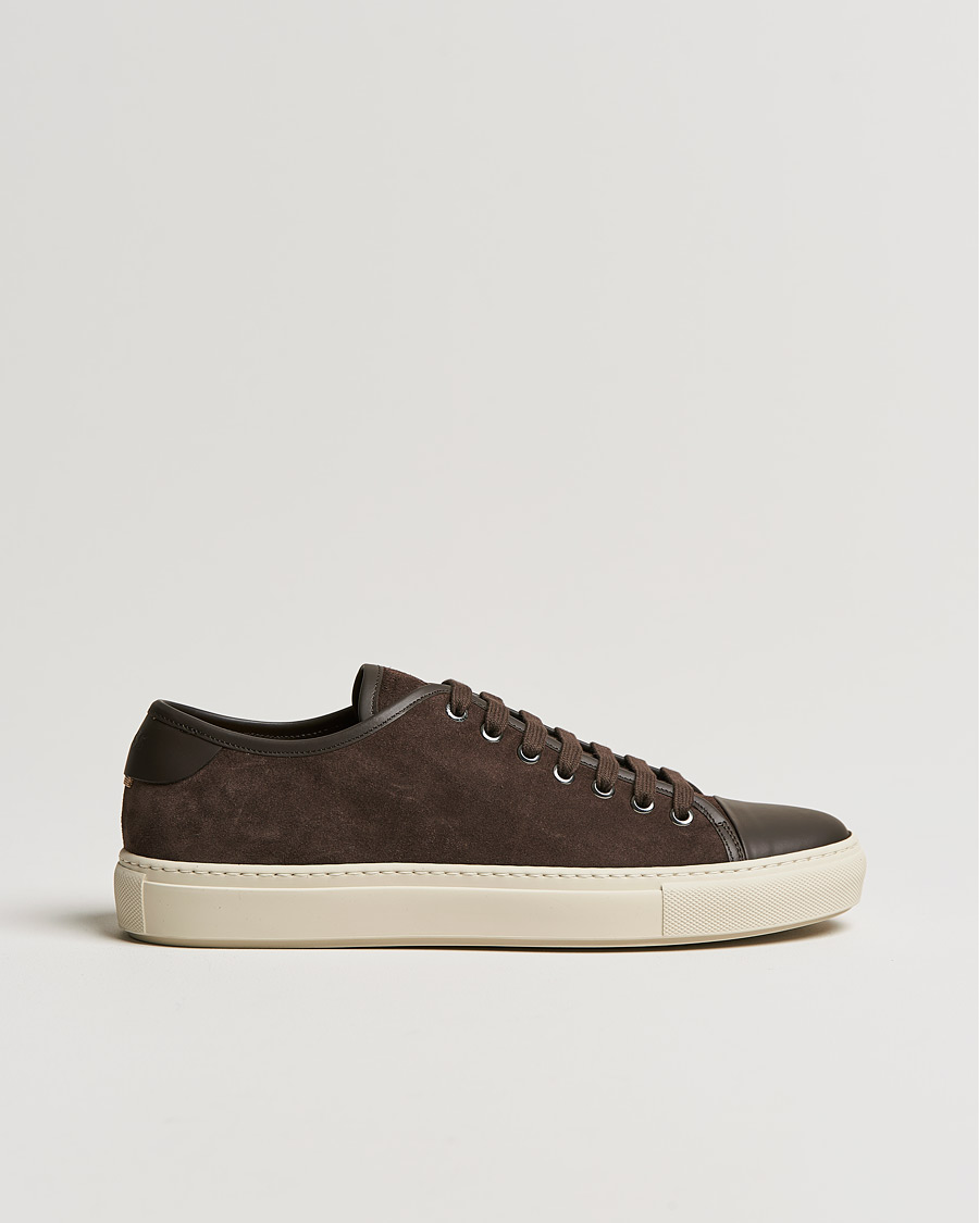 Herre | BOSS Mirage Suede Sneakers Dark Brown | BOSS BLACK | BOSS Mirage Suede Sneakers Dark Brown