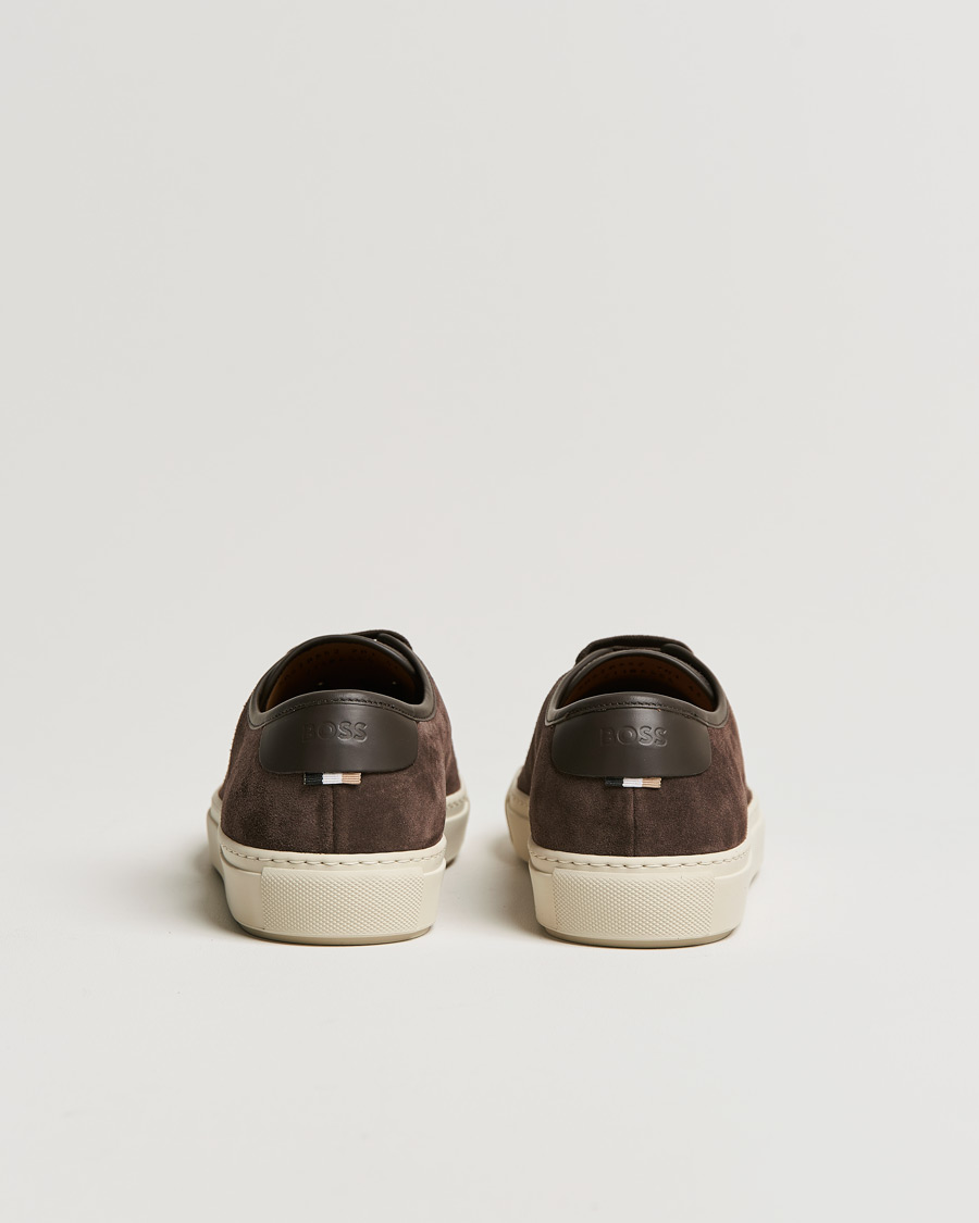 Herre | BOSS Mirage Suede Sneakers Dark Brown | BOSS BLACK | BOSS Mirage Suede Sneakers Dark Brown