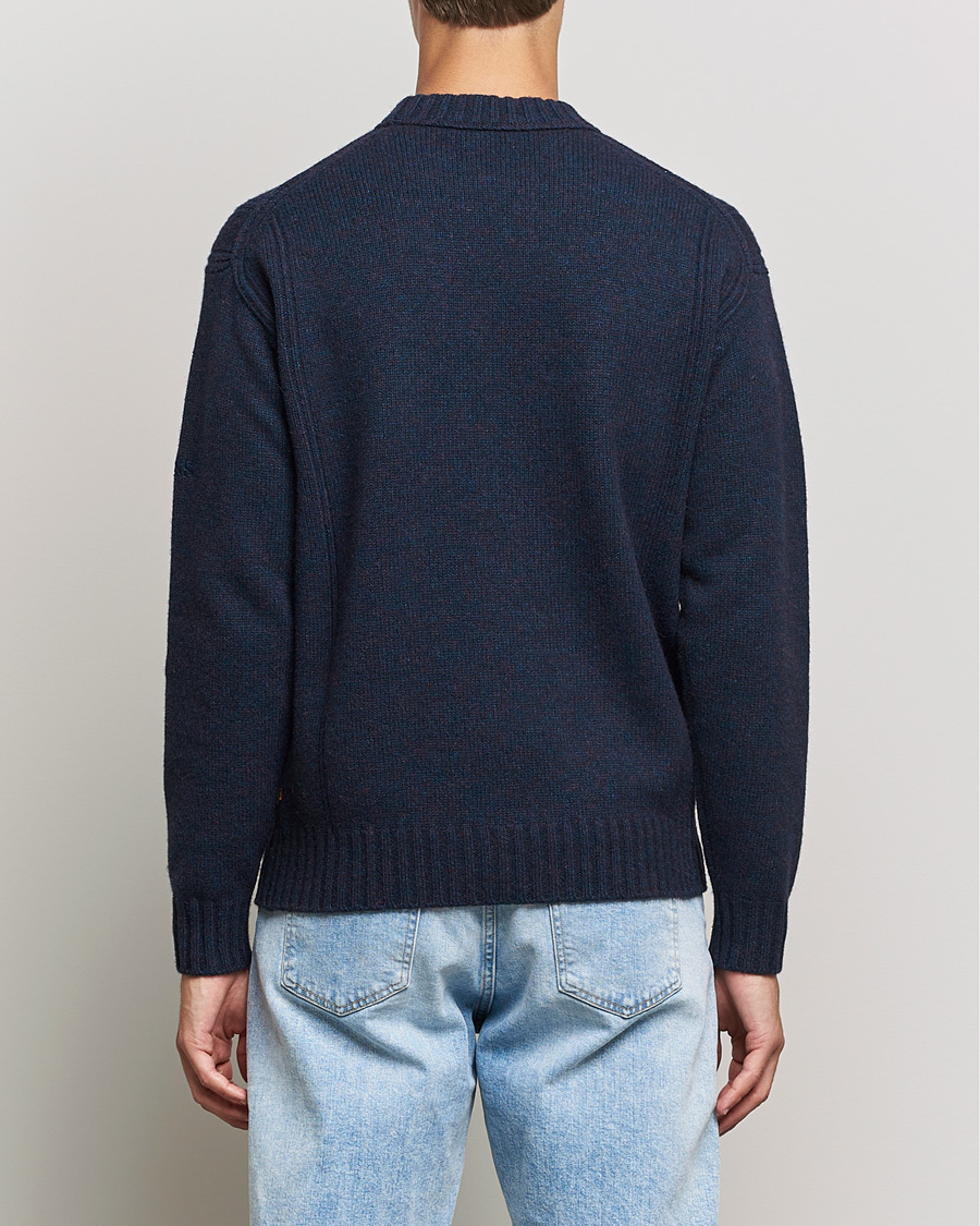Herre | Gensere | BOSS ORANGE | BOSS Casual Ashetland Knitted Sweater Dark Blue