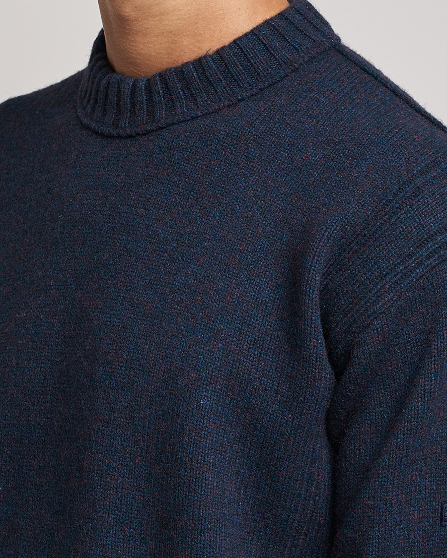 Herre | Gensere | BOSS ORANGE | BOSS Casual Ashetland Knitted Sweater Dark Blue