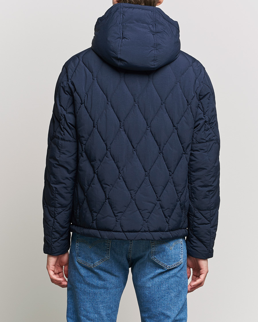 Herre | Jakker | BOSS ORANGE | Onlet Quilted Down Jacket Dark Blue