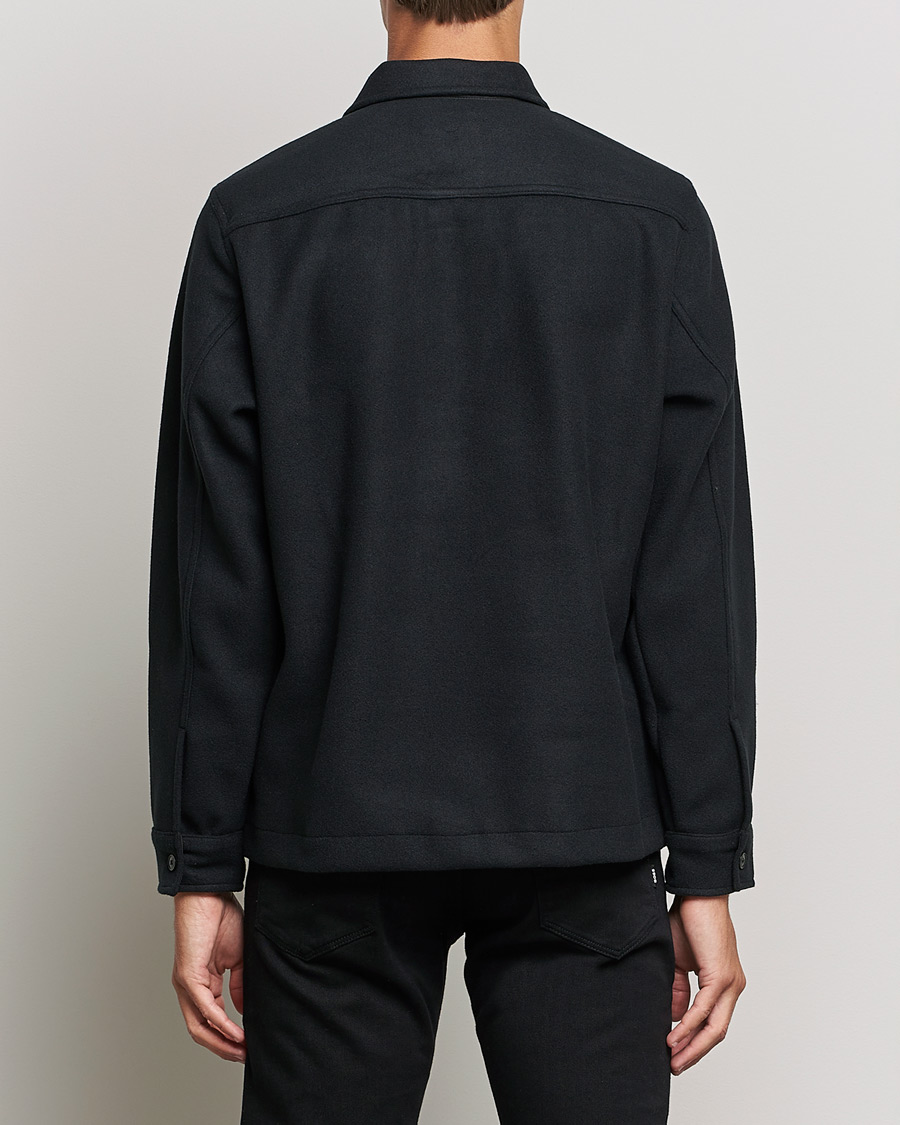Herre | Skjorter | BOSS ORANGE | Lovvo Pocket Overshirt Black