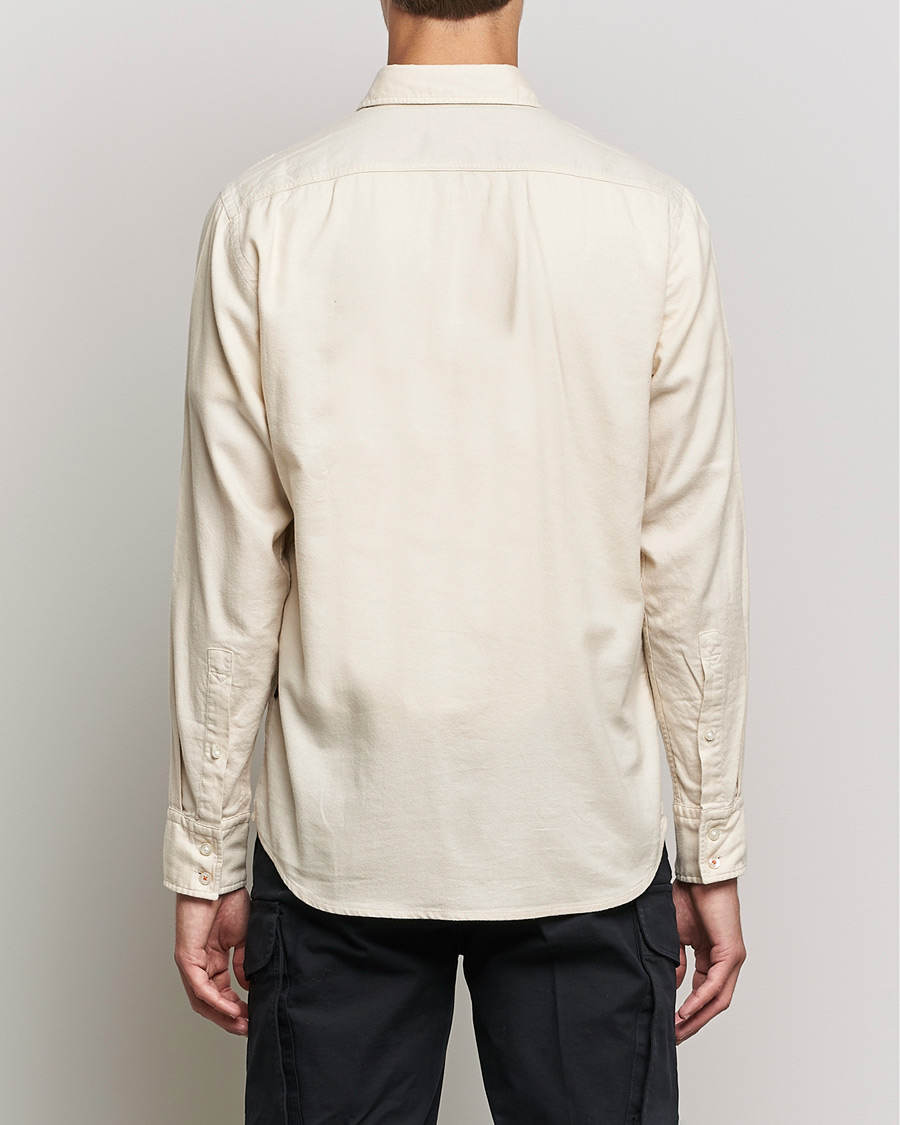 Herre | Skjorter | BOSS ORANGE | Relegant Flannel Shirt Open White