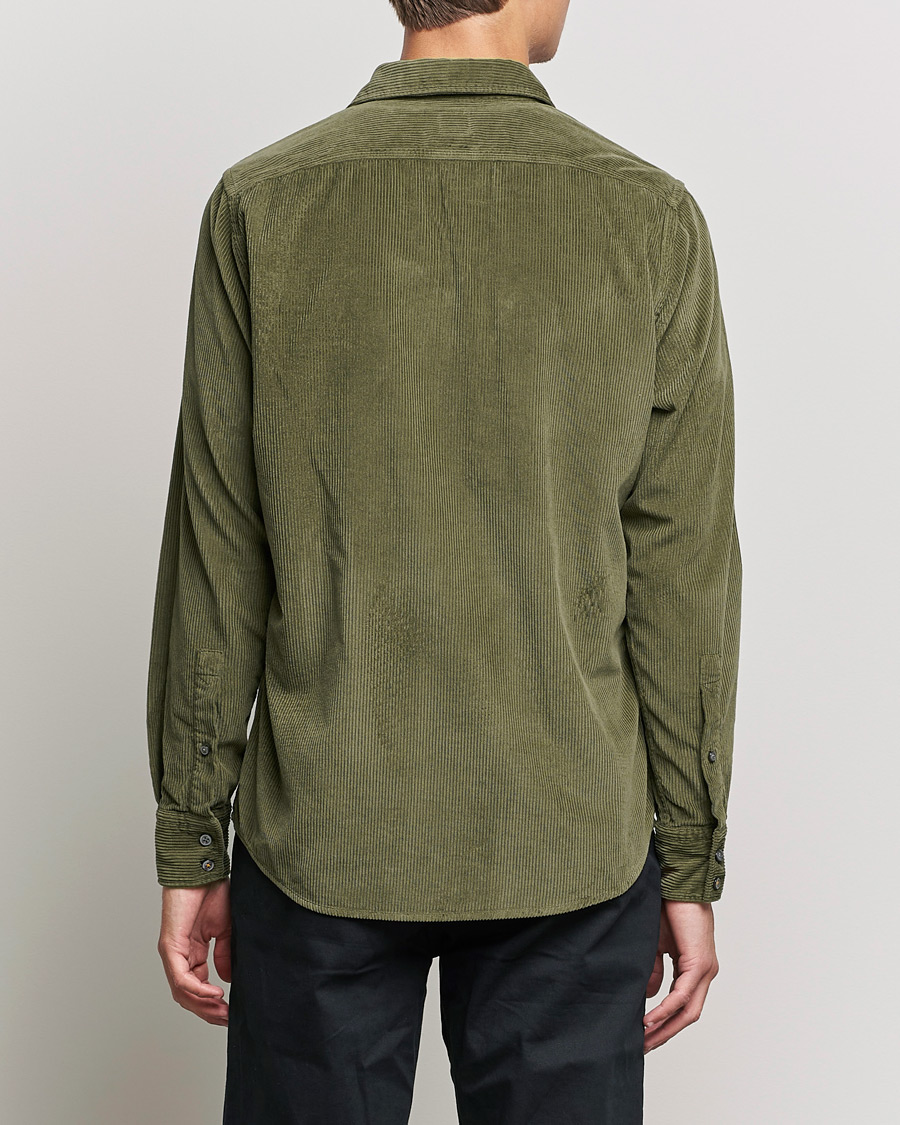 Herre | Skjorter | BOSS ORANGE | Relegant Corduroy Shirt Dark Green