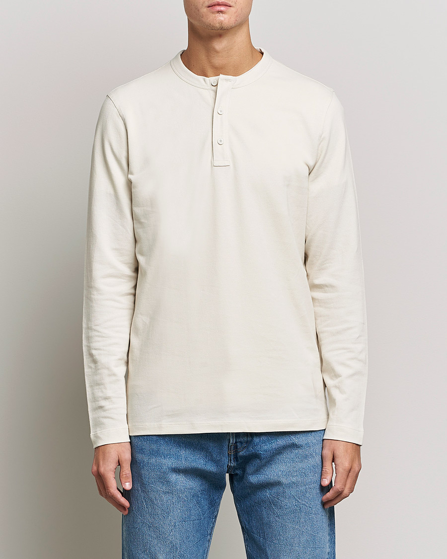 Herre | Gensere | BOSS ORANGE | Teetwill Henley Open White