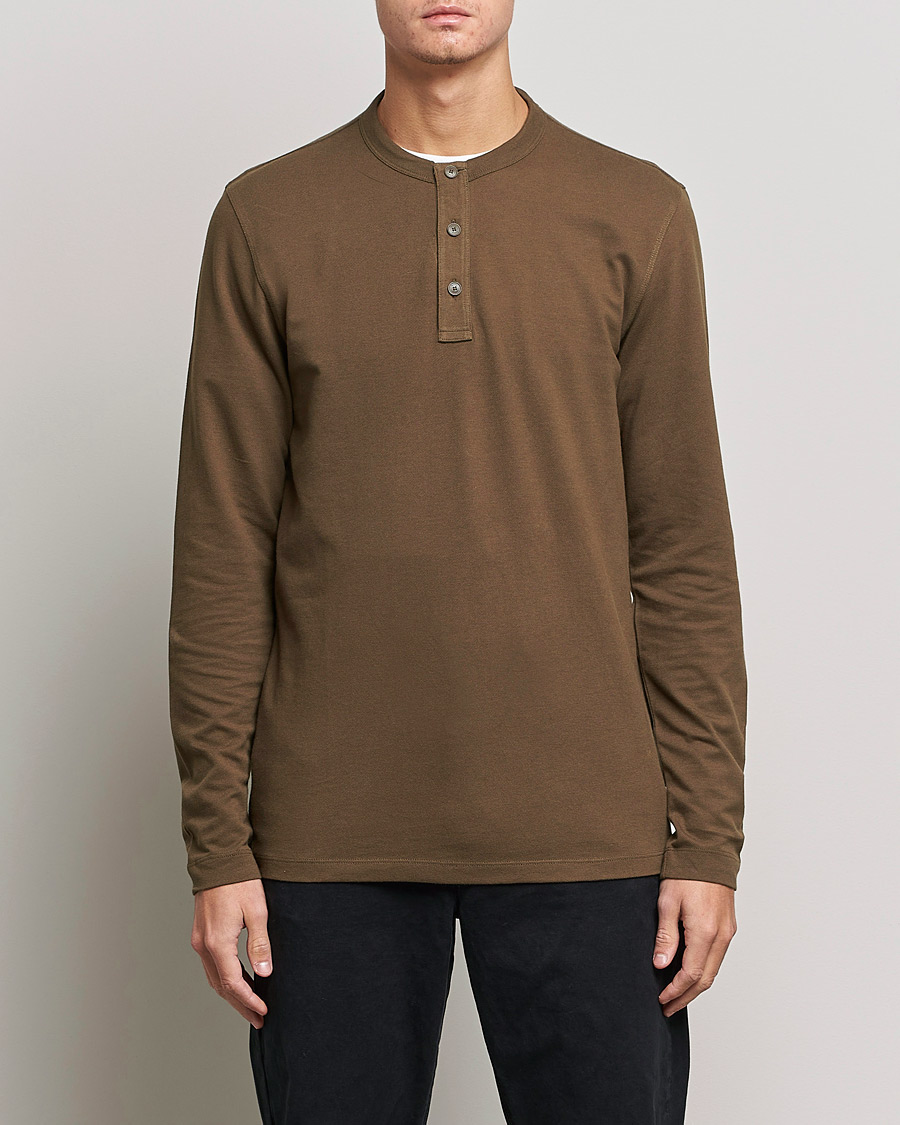 Herre | Gensere | BOSS ORANGE | Teetwill Henley Dark Green