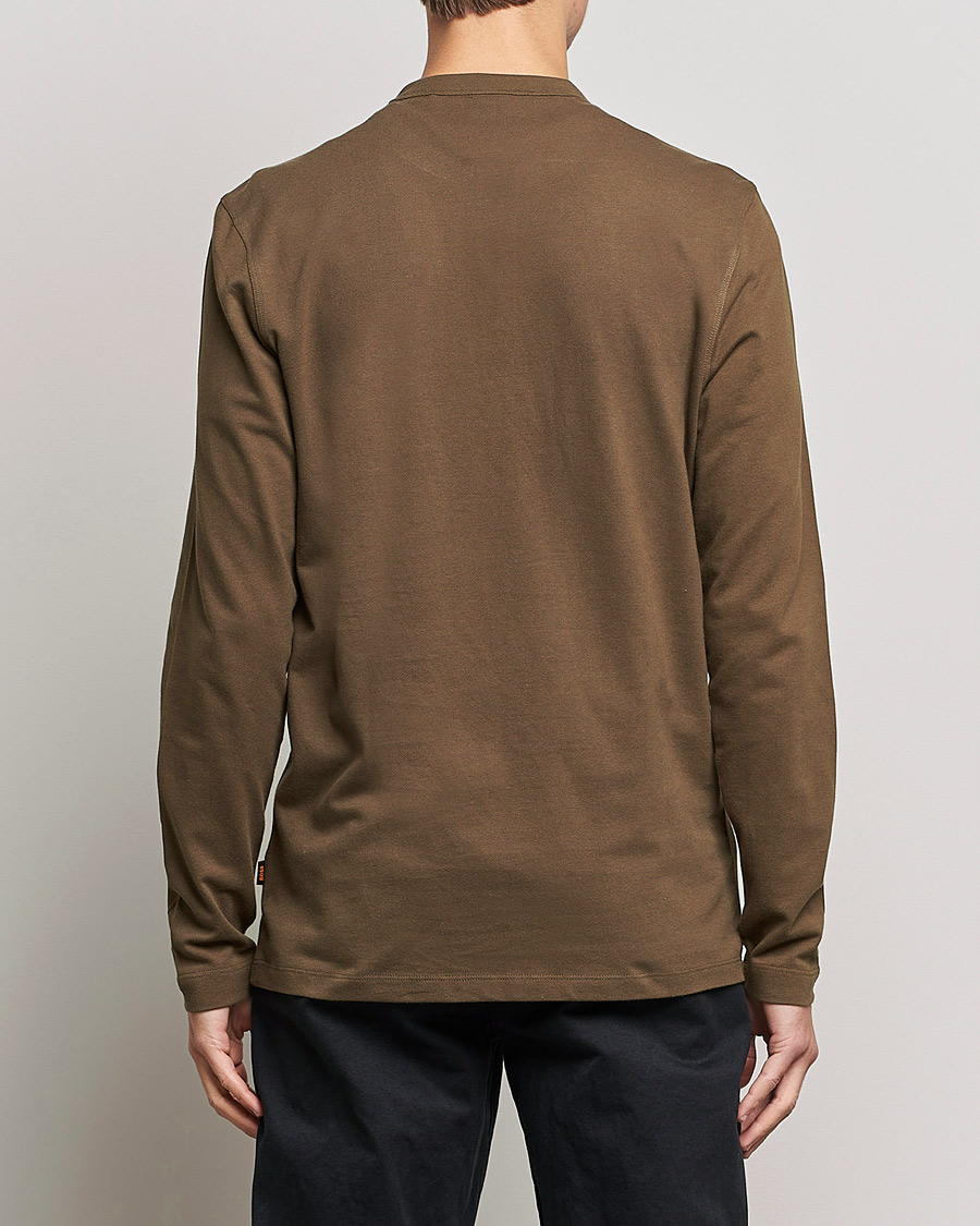 Herre | Gensere | BOSS ORANGE | Teetwill Henley Dark Green