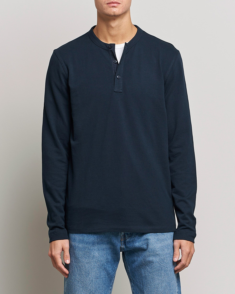 Herre | Gensere | BOSS ORANGE | Teetwill Henley Dark Blue