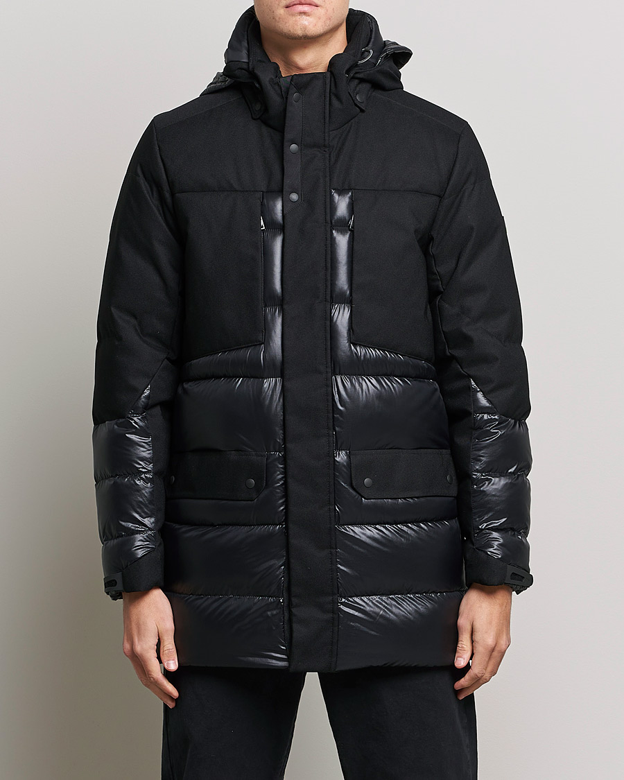 Herre | Parkas | BOSS GREEN | Arviko Semi Glossy Down Parka Black
