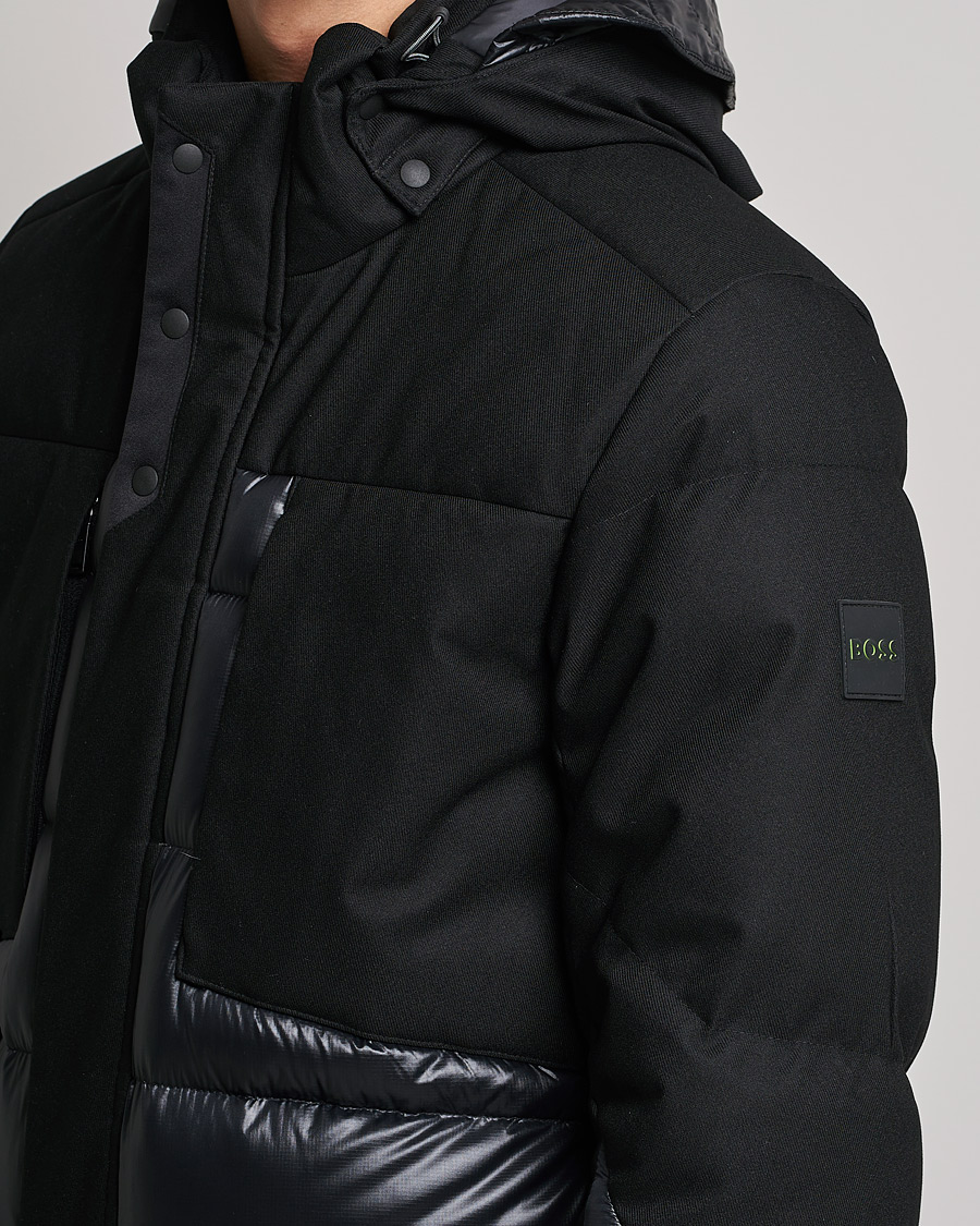 Herre | Jakker | BOSS GREEN | Arviko Semi Glossy Down Parka Black