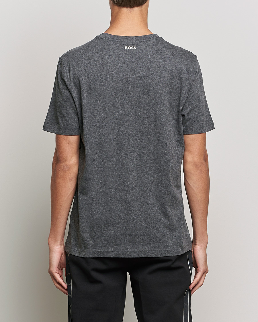 Herre | T-Shirts | BOSS Athleisure | Logo Crew Neck T-Shirt Medium Grey