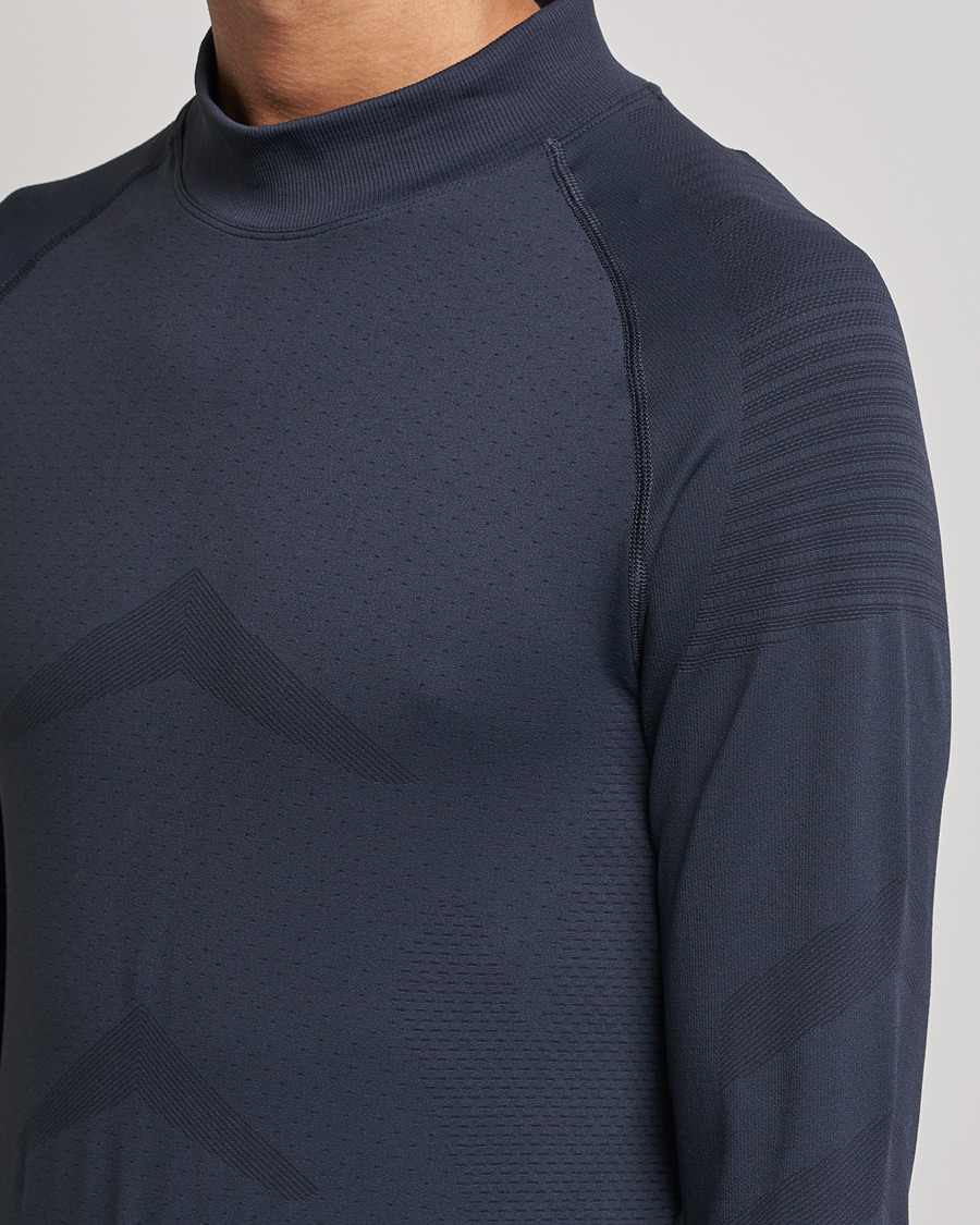 Herre | T-Shirts | BOSS GREEN | Thileas Soft Compression Tee Dark Blue