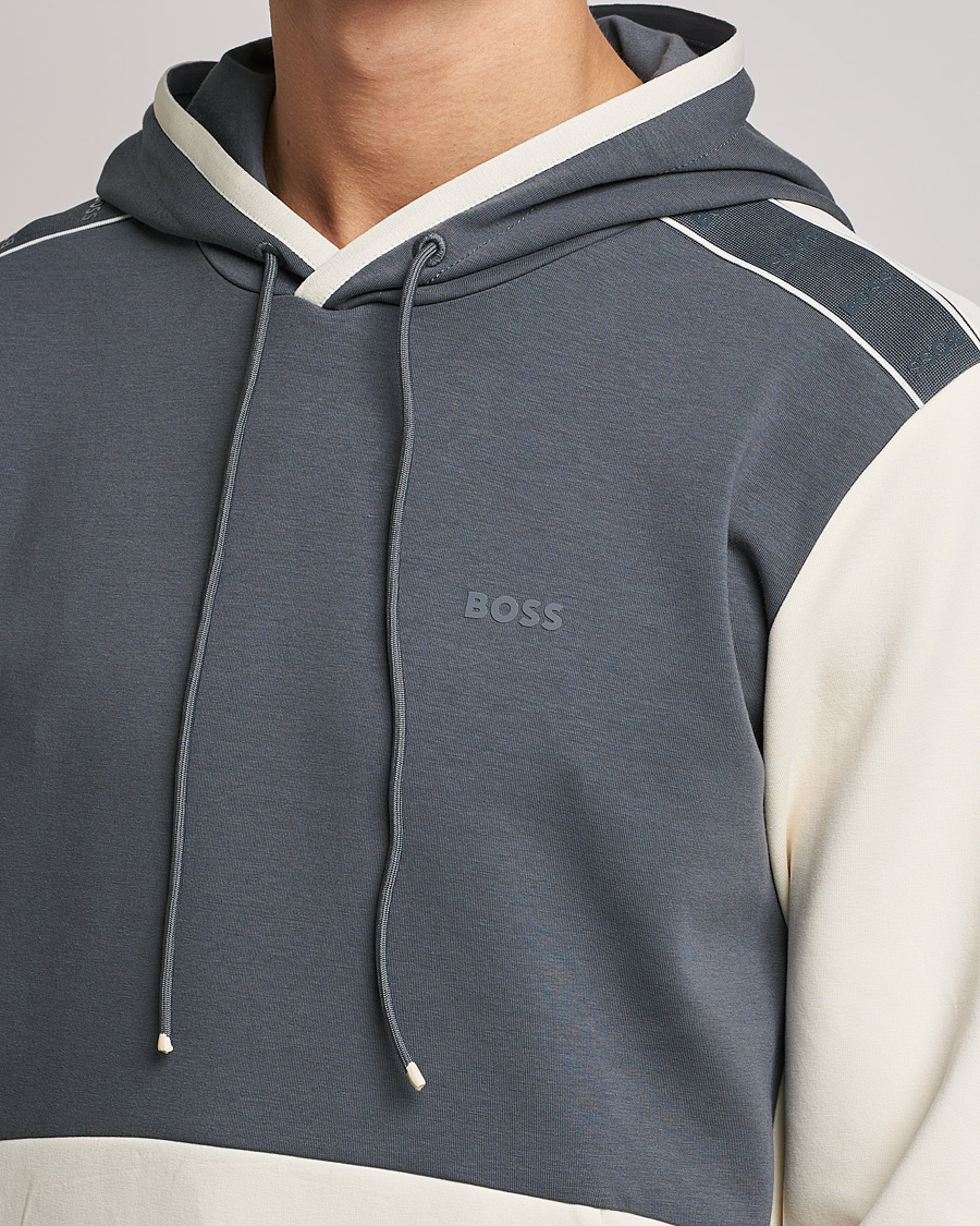 Herre | Gensere | BOSS GREEN | Soody Hoodie Open White