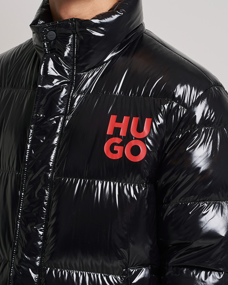 Herre | Jakker | HUGO | Biron Glossy Down Jacket Black