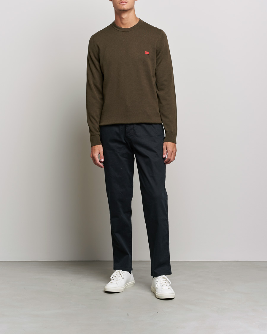 Herre | Gensere | HUGO | San Cassius Knitted Sweater Dark Green