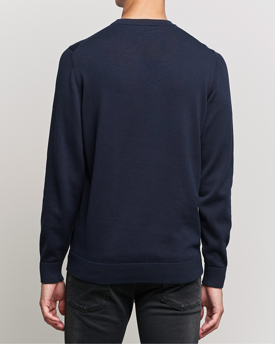 Herre | Gensere | HUGO | San Cassius Knitted Sweater Navy