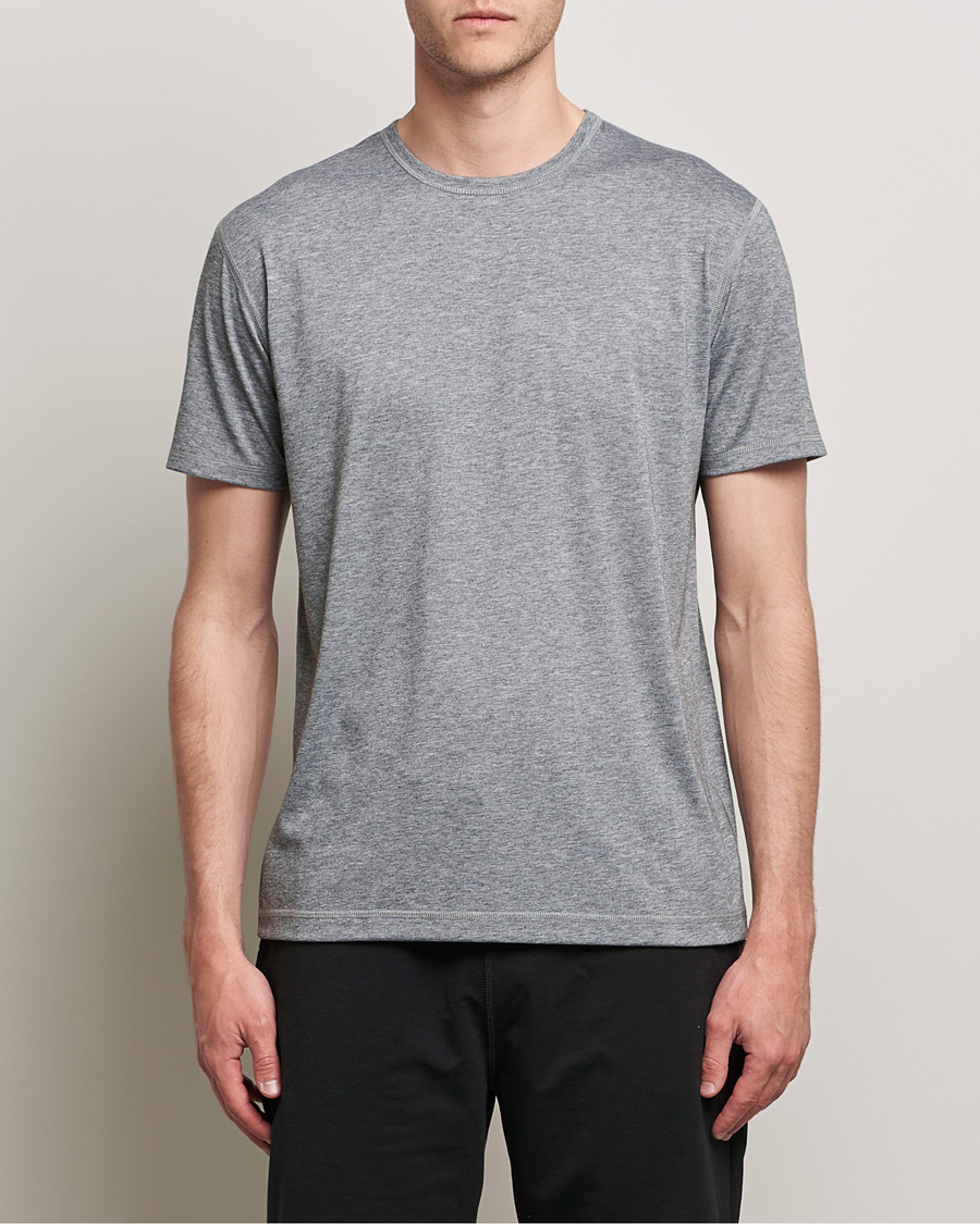 Herre | Sunspel | Sunspel | Active Tee Grey Melange