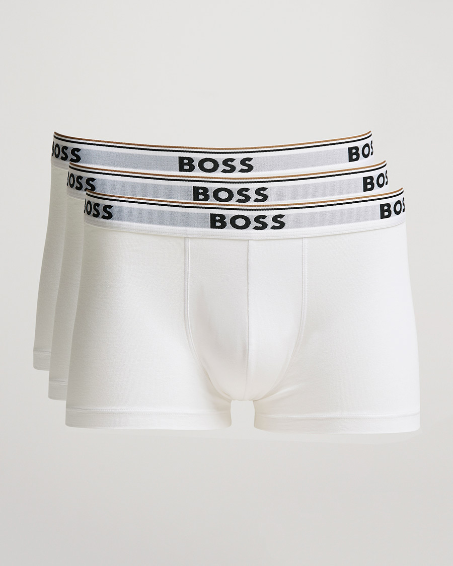 Herre | Undertøy | BOSS BLACK | 3-Pack Trunk Boxer Shorts White