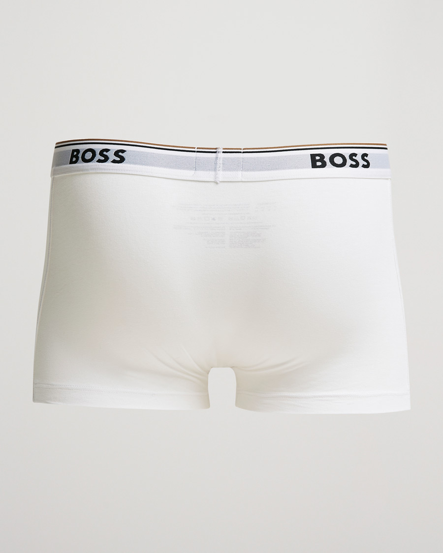 Herre | Underbukser | BOSS BLACK | 3-Pack Trunk Boxer Shorts White