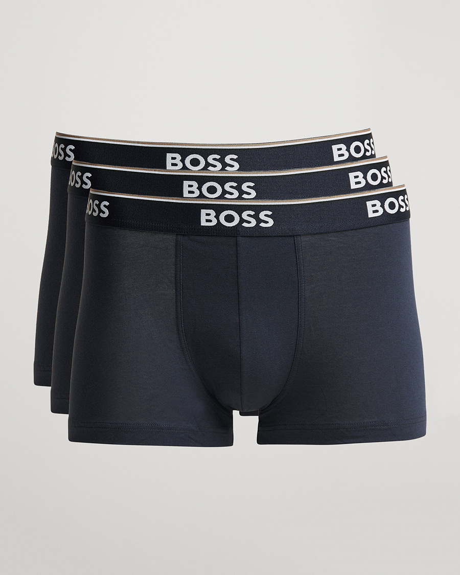 Herre |  | BOSS | 3-Pack Trunk Boxer Shorts Open Blue