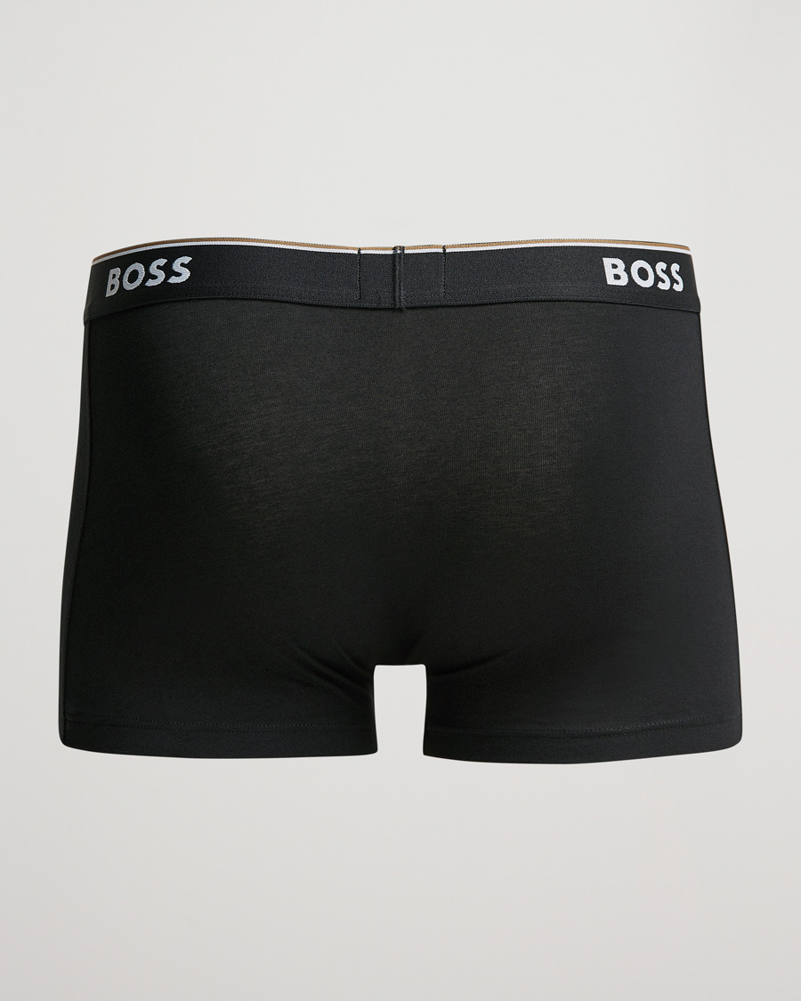 Herre | Snart på lager | BOSS BLACK | 3-Pack Trunk Boxer Shorts White/Grey/Black