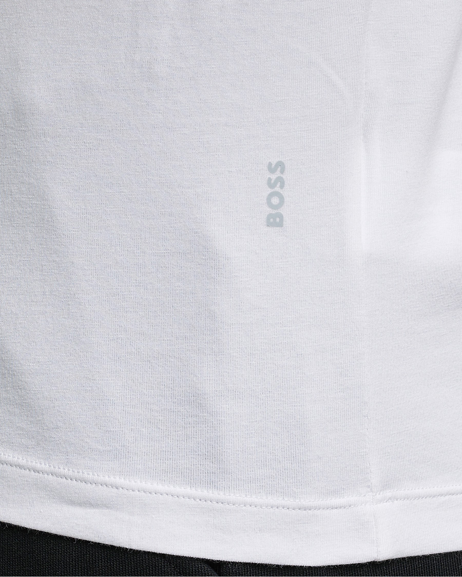 Herre | T-Shirts | BOSS BLACK | 2-Pack Crew Neck Slim Fit T-Shirt White