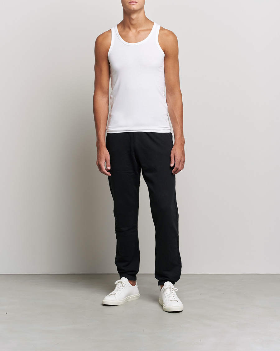 Herre | T-Shirts | BOSS BLACK | 2-Pack Tank Top White