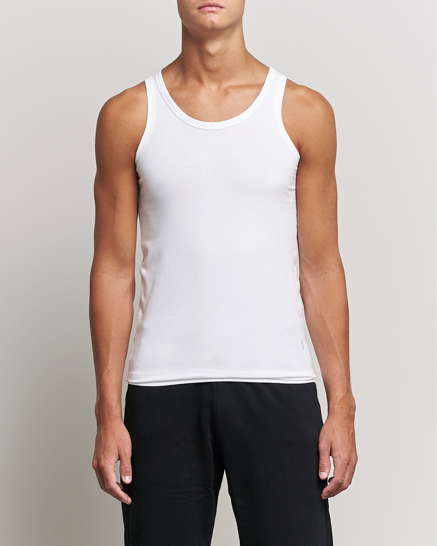 Herre | Trøyer | BOSS BLACK | 2-Pack Tank Top  White