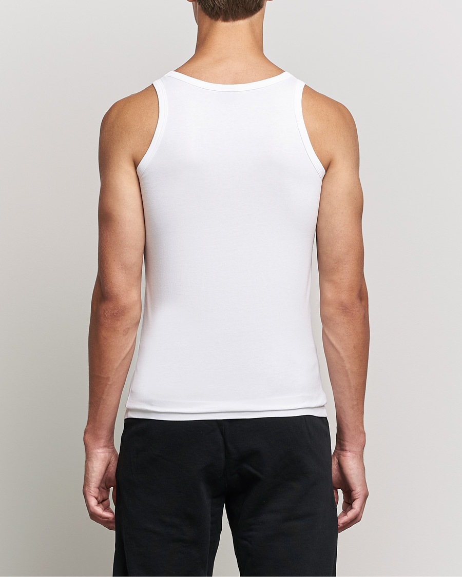 Herre | T-Shirts | BOSS BLACK | 2-Pack Tank Top White