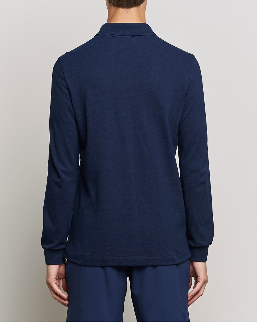 Herre | Gensere | Lacoste Sport | Performance Long Sleeve Polo Navy Blue