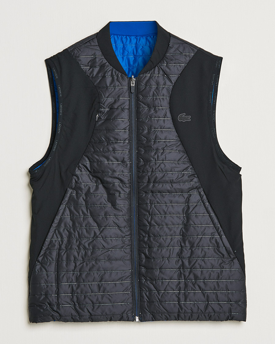Herre |  | Lacoste Sport | Reversible Performance Vest Black/Blue