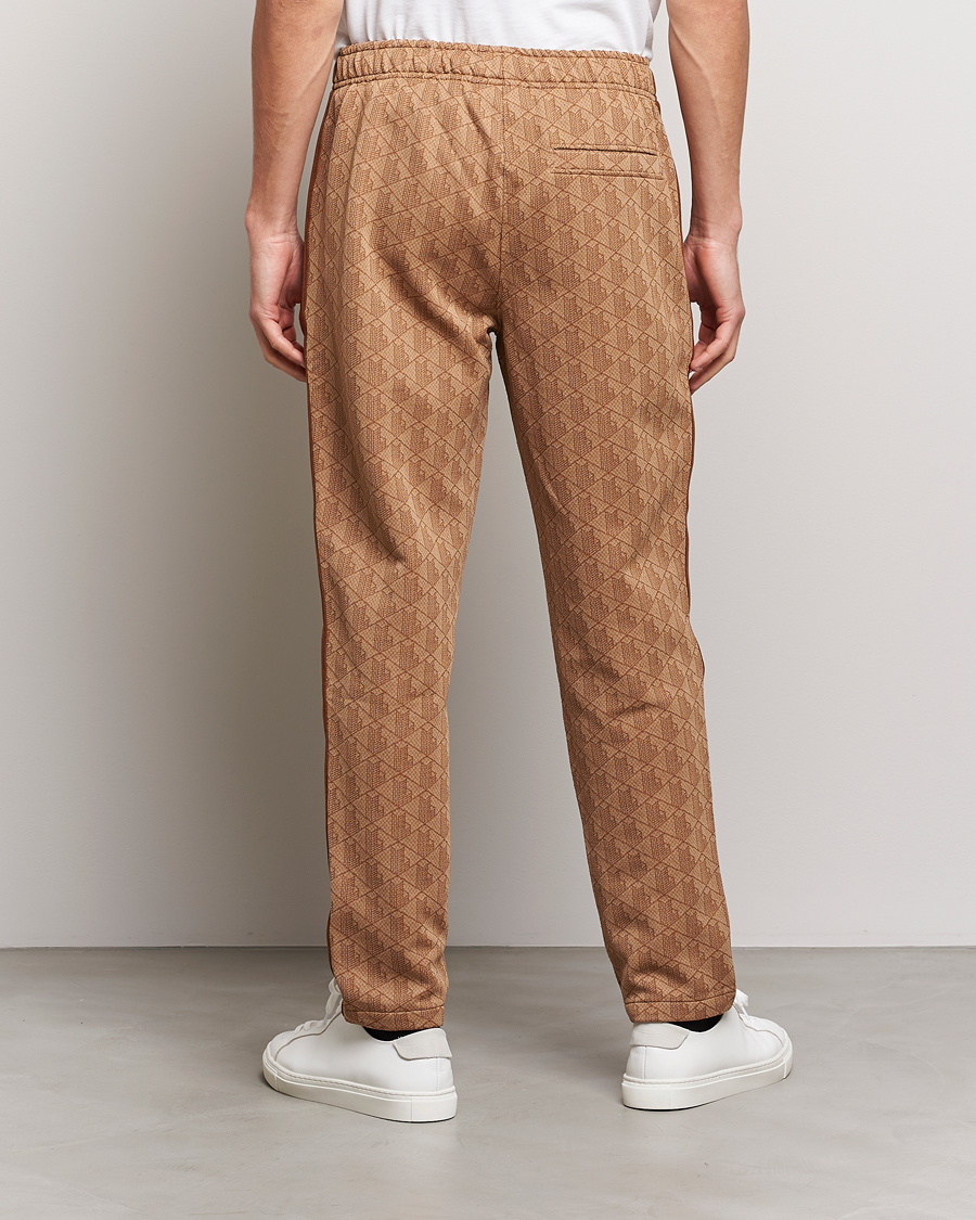 Herre | Bukser | Lacoste | Monogram Cotton Jacuard Tapered Trackpants Viennese