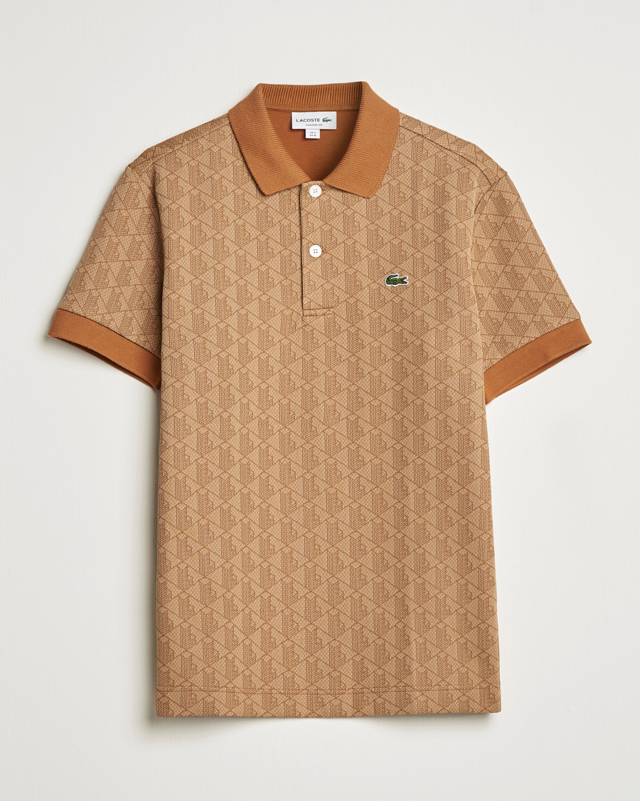 Herre | Pikéer | Lacoste | Classic Fit Monogram Jacquard Polo Viennese