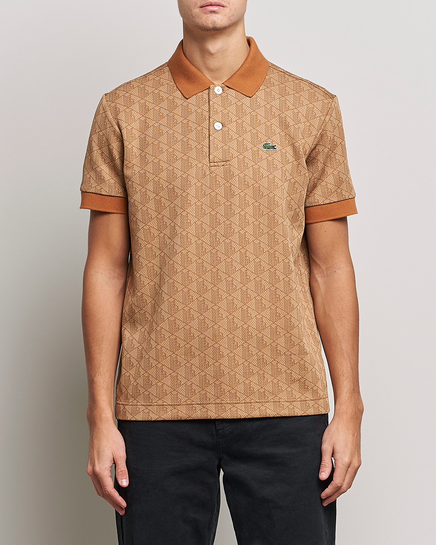 Herre | Pikéer | Lacoste | Classic Fit Monogram Jacquard Polo Viennese
