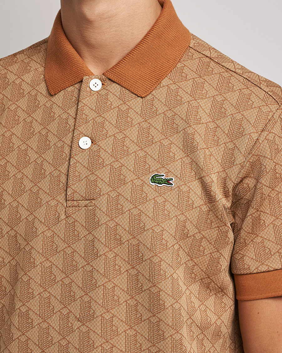 Herre | Pikéer | Lacoste | Classic Fit Monogram Jacquard Polo Viennese
