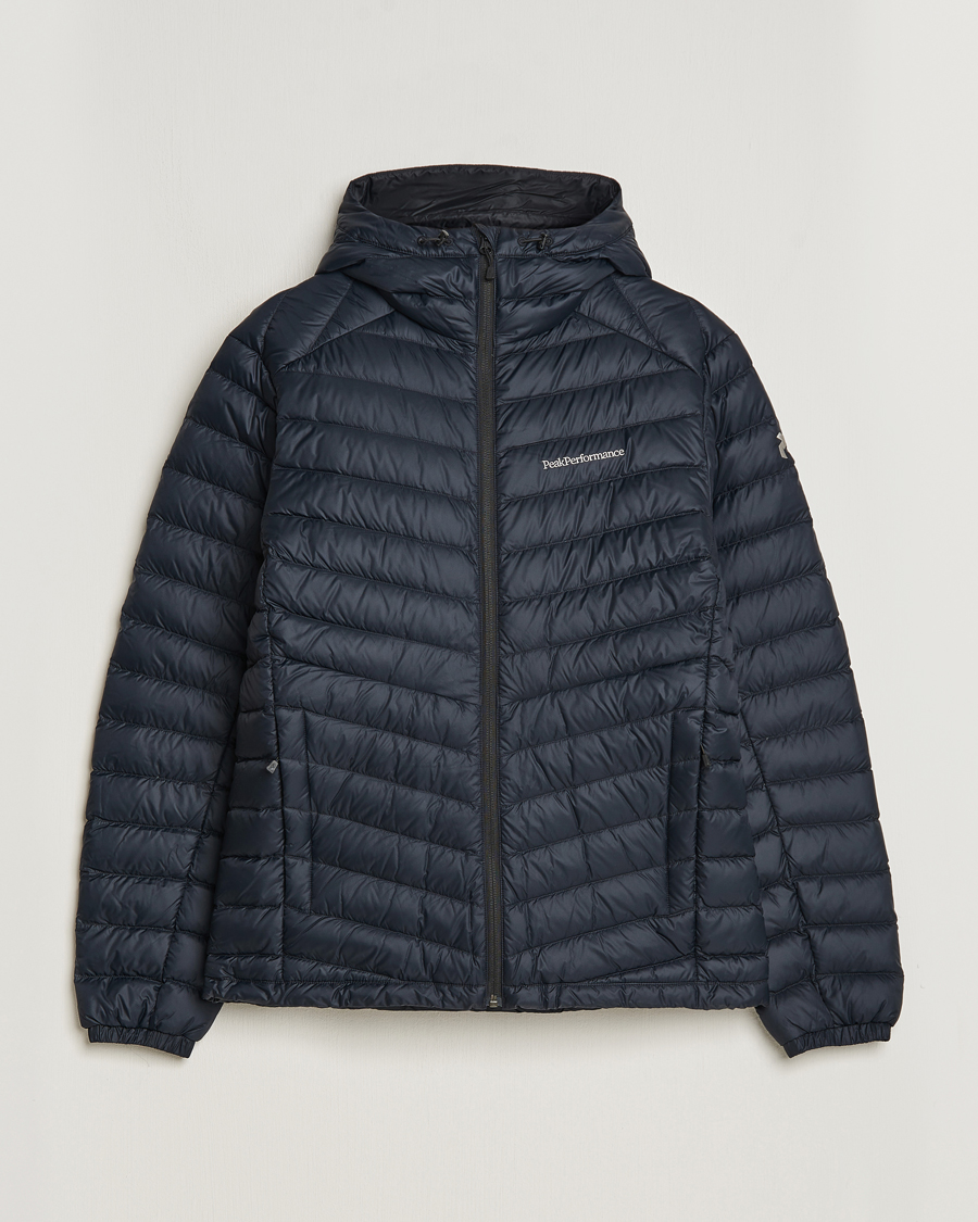 Herre |  | Peak Performance | Frost Liner Down Hooded Jacket  Black