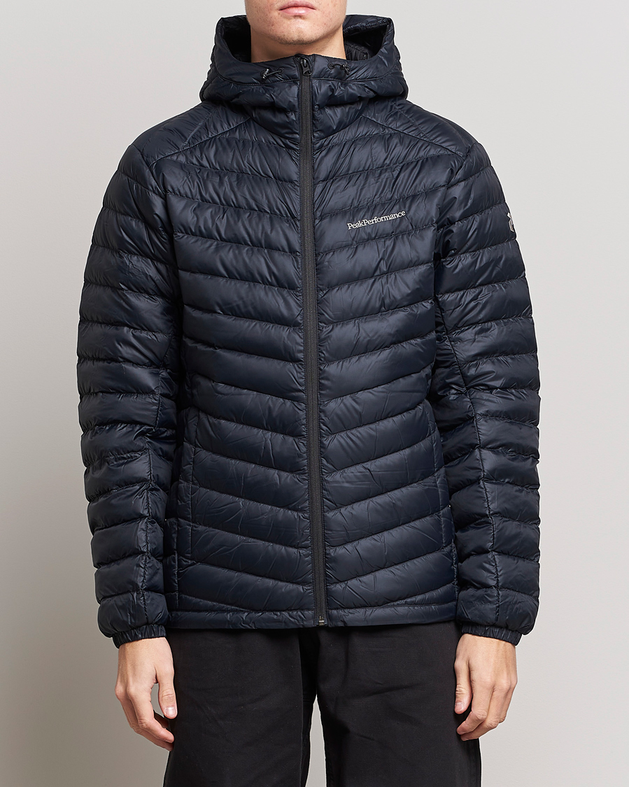 Herr | Lättviktsdunjackor | Peak Performance | Frost Liner Down Hooded Jacket  Black