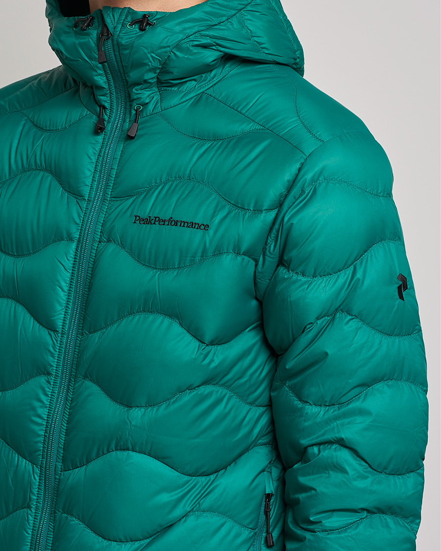 Herre | Jakker | Peak Performance | Helium Down Hood Green Ivy