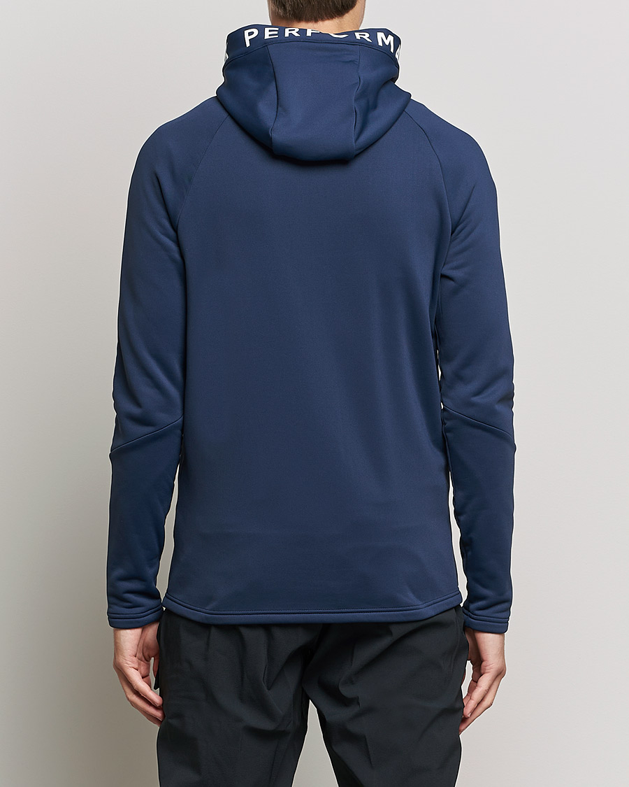 Herre | Gensere | Peak Performance | Rider Zip Fleece Hood Jacket Blue Shadow