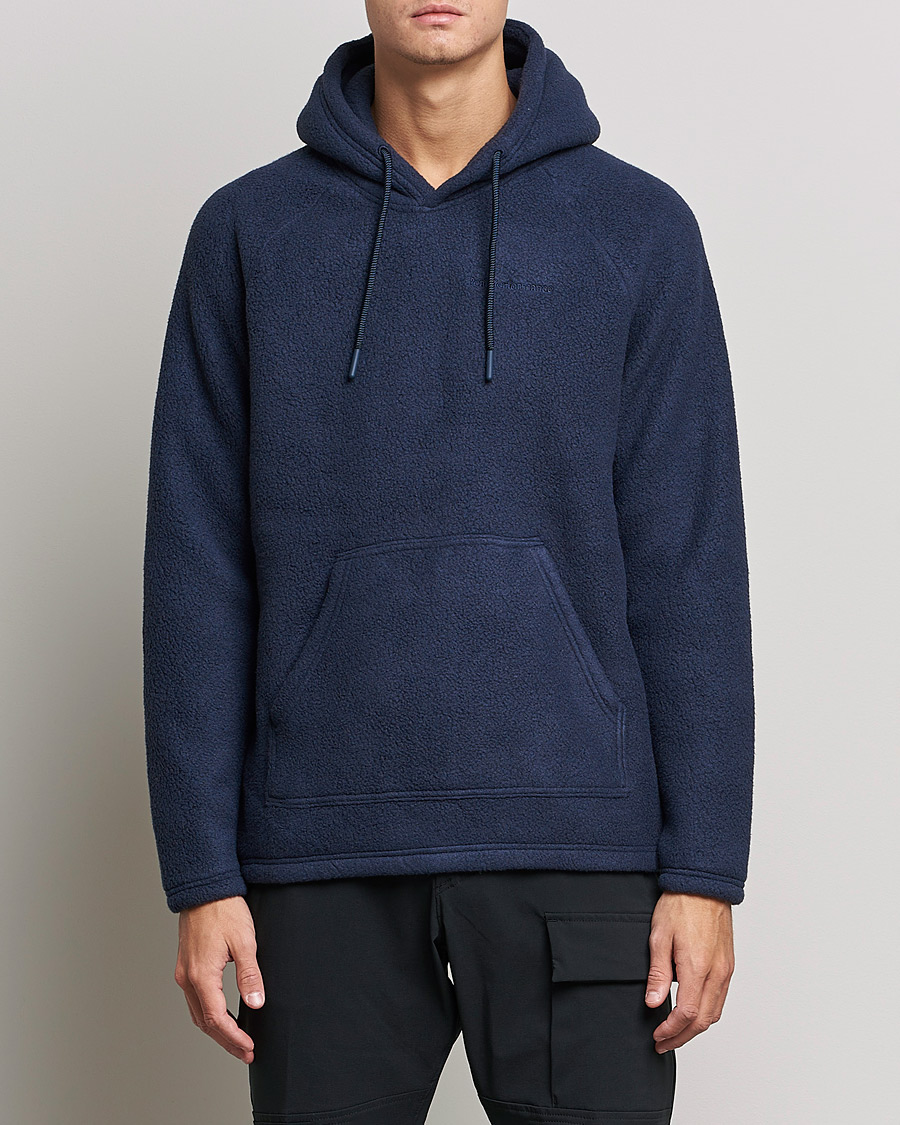 Herre | Gensere | Peak Performance | Fleece Hood Blue Shadow