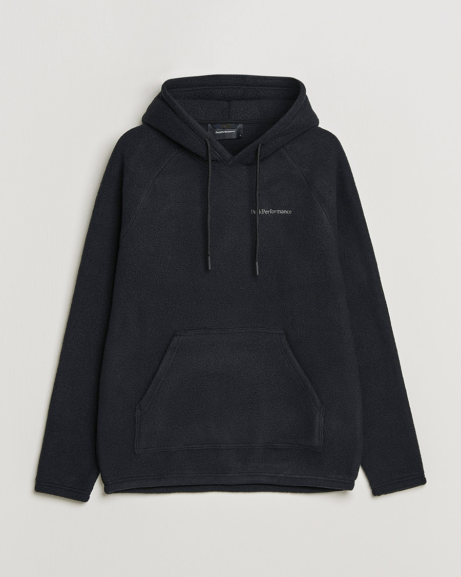 Herre | Gensere | Peak Performance | Fleece Hood Black