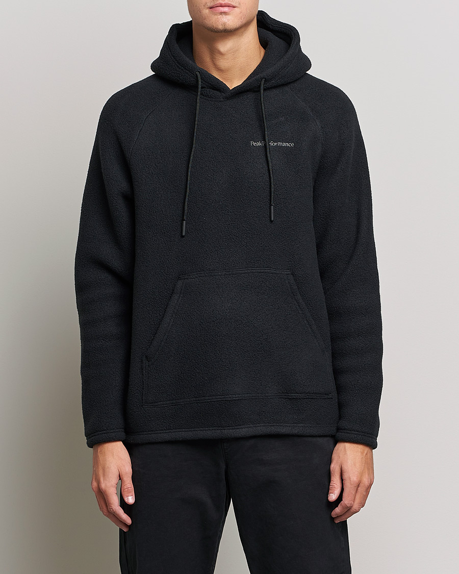 Herre | Gensere | Peak Performance | Fleece Hood Black