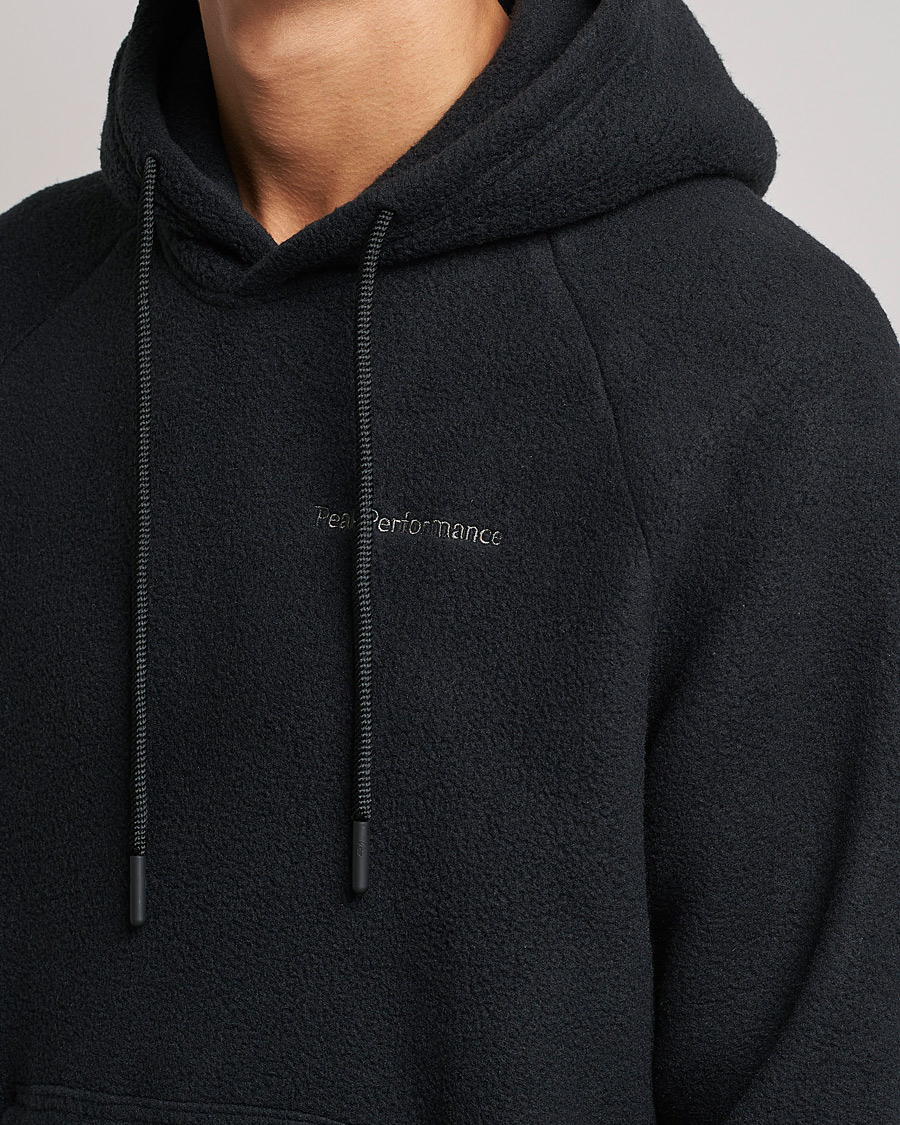 Herre | Gensere | Peak Performance | Fleece Hood Black