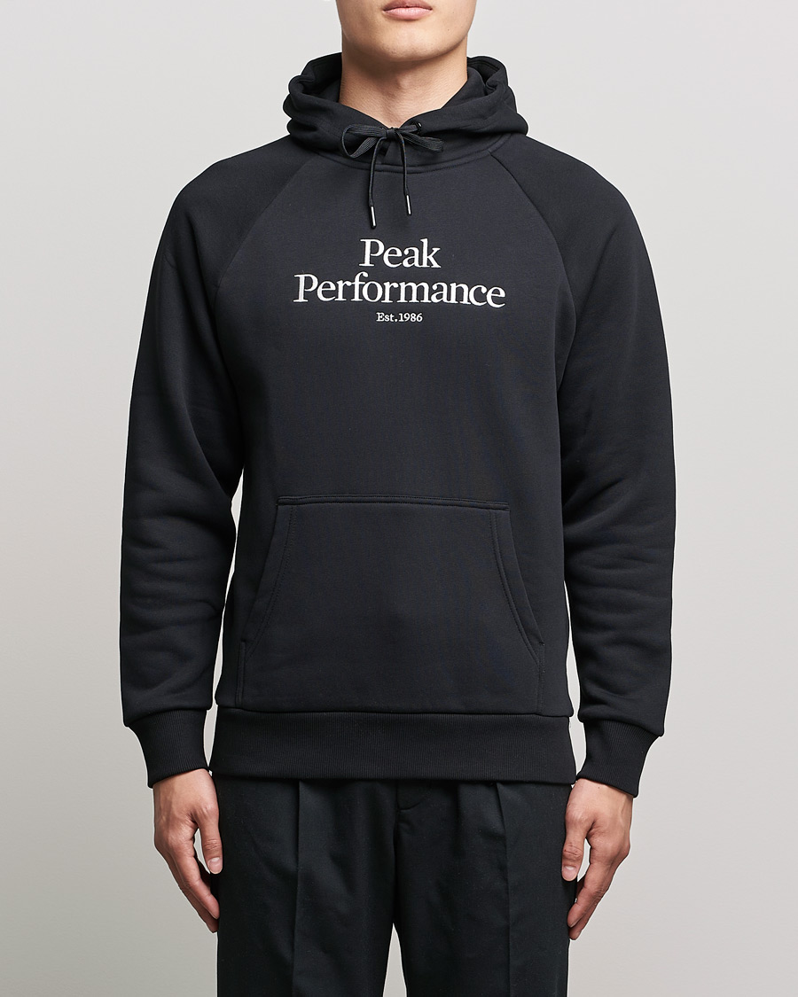 Herre | Klær | Peak Performance | Original Logo Hoodie Black
