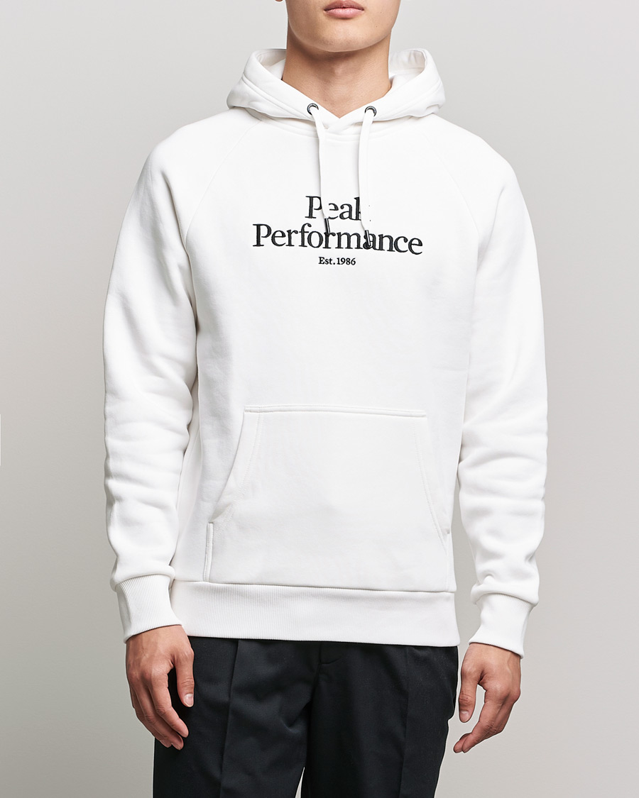 Herre | Gensere | Peak Performance | Original Logo Hoodie Offwhite
