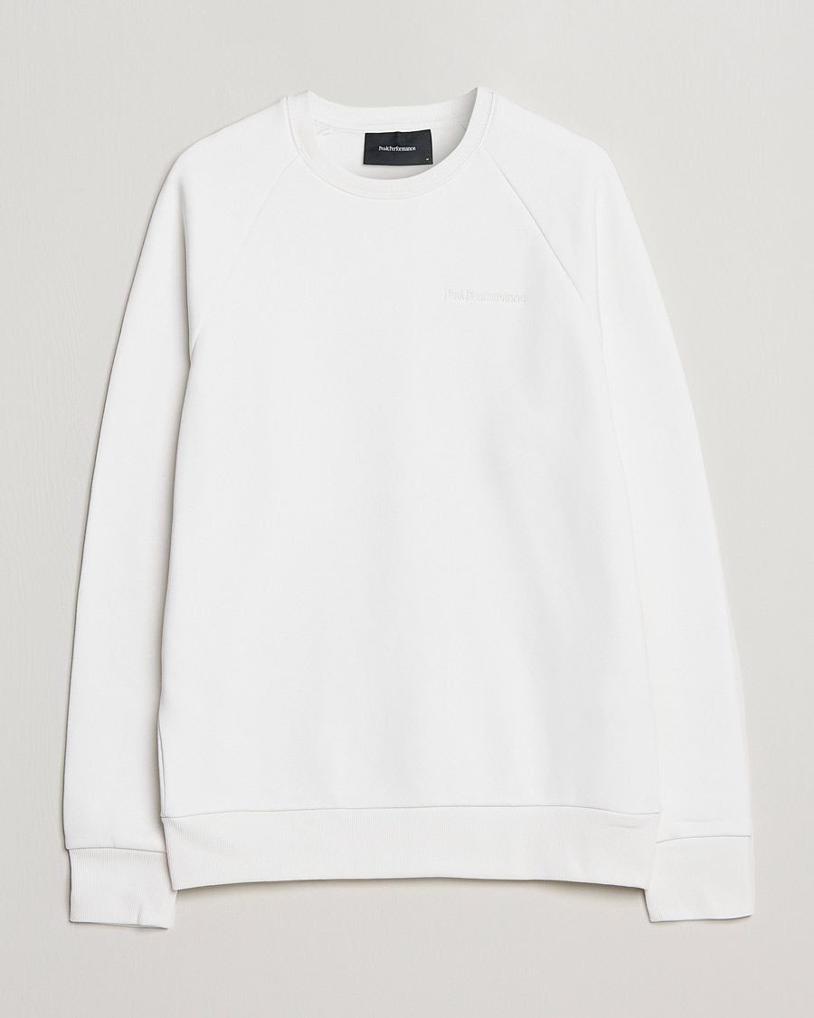 Herre | Gensere | Peak Performance | Original Logo Crew Neck Sweatshirt Off White