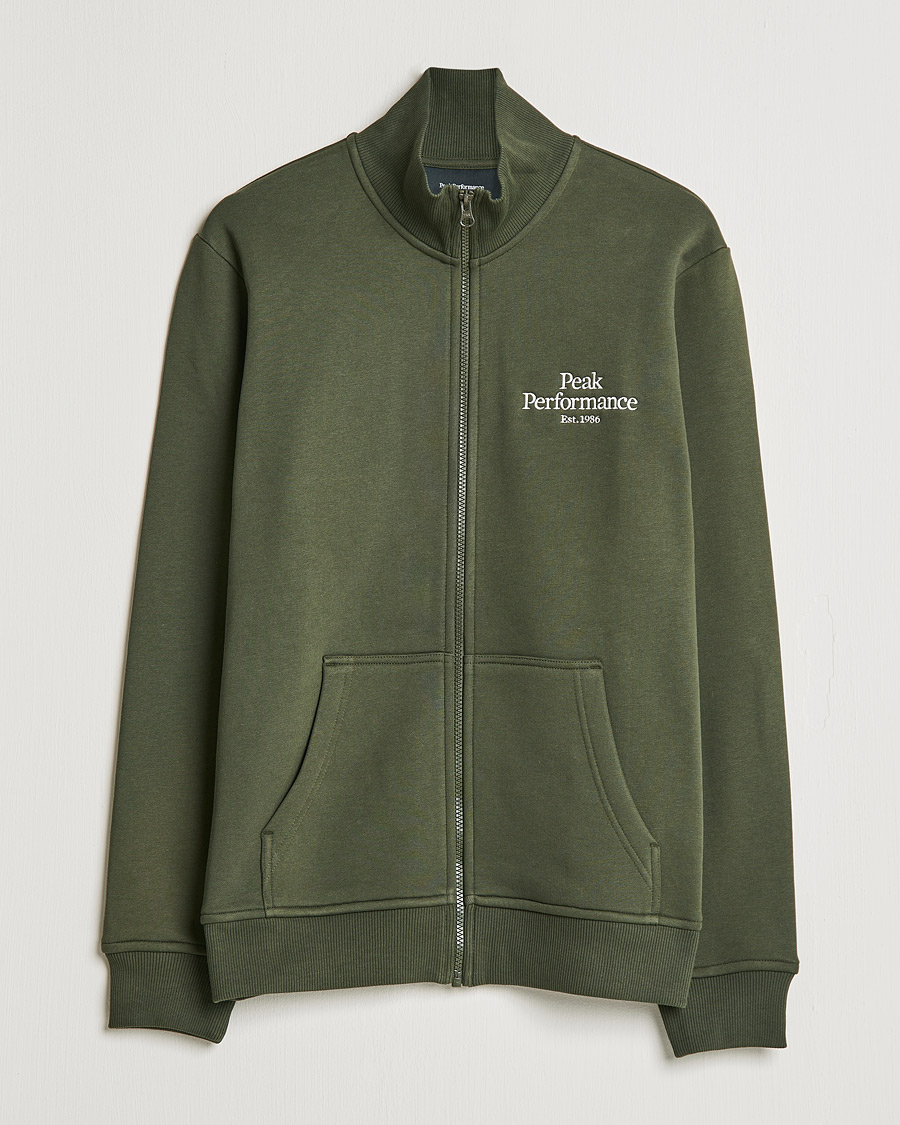 Herre | Gensere | Peak Performance | Original Zip Forest Night