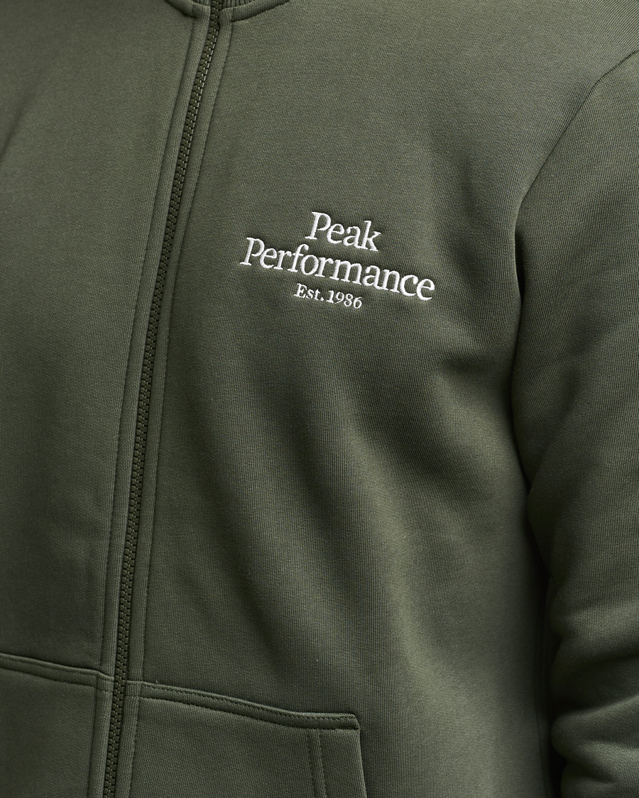 Herre | Gensere | Peak Performance | Original Zip Forest Night