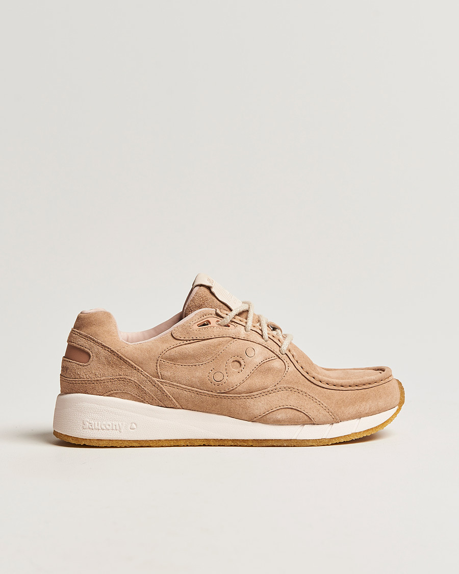 Herre | Saucony Shadow 6000 Moc Suede Sneaker Sand | Saucony | Shadow 6000 Moc Suede Sneaker Sand